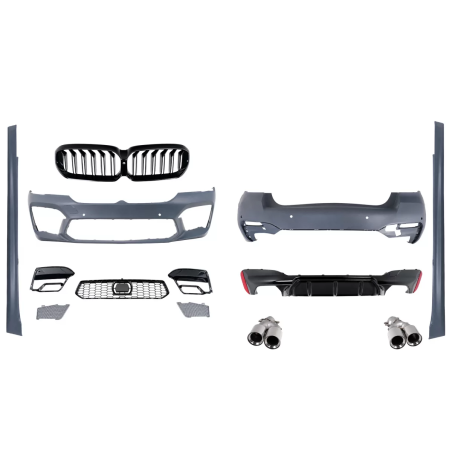 Kit carrozzeria completo compatibile con BMW 5 Serie G30 (2017-2019) Conversion to G30 M5 LCI design