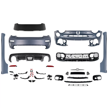 Kit carrozzeria completo compatibile con Fiat 500 Facelift (2016-2024) (Cod. K-CBFIAT5AFL)