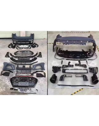 Kit carrozzeria compatibile con Audi Q8 SUV (2018-2023) RS design (Cod. K-CBAUQ8RSB)