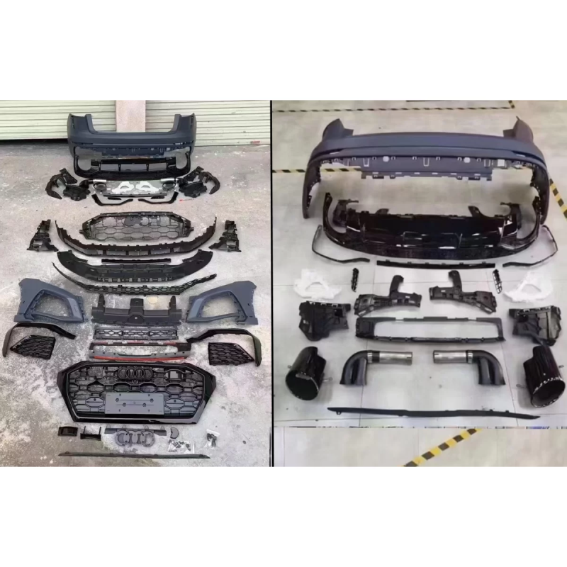 Kit carrozzeria compatibile con Audi Q8 SUV (2018-2023) RS design (Cod. K-CBAUQ8RSB)