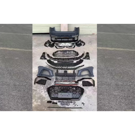 Kit carrozzeria compatibile con Audi Q8 SUV (2018-2023) RS design (Cod. K-CBAUQ8RSB)