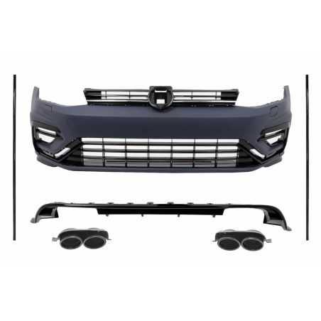 Kit carrozzeria compatibile con VW Golf 7.5 Facelift Hatchback (2017-2020) R design (Cod. K-COCBVWG7