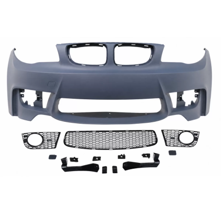 Paraurti anteriore compatibile con BMW 1 Serie E81 E82 E87 E88 (2004-2011) 1M design (Cod. K-FBBME87