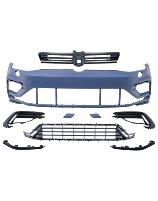 Paraurti anteriore compatibile con VW Golf 7 VII (2013-2017) R-Line design (Cod. K-FBVWG7RCN)