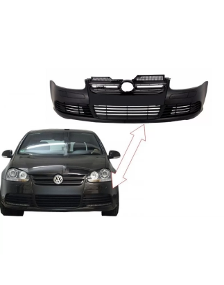 Paraurti anteriore compatibile con VW Golf V 5 (2003-2007) Jetta (2005-2010) R32 Piano Glossy nero G