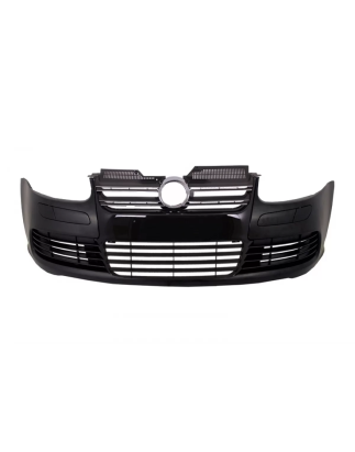 Paraurti anteriore compatibile con VW Golf V 5 (2003-2007) Jetta (2005-2010) R32 Piano Glossy nero G