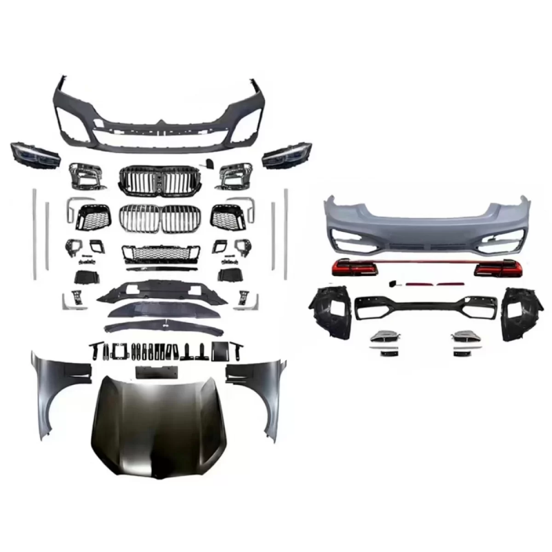 Kit carrozzeria compatibile con BMW 7 Serie F01 (2008-2015) Conversion to G12 design Facelift (Cod. 