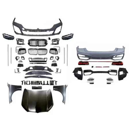 Kit carrozzeria compatibile con BMW 7 Serie F01 (2008-2015) Conversion to G12 design Facelift (Cod. 