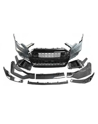 Paraurti anteriore compatibile con Audi A6 C8 4K (2018-in poi) Racing look (Cod. K-FBAUA64KRLDDS)