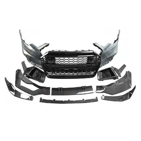 Paraurti anteriore compatibile con Audi A6 C8 4K (2018-in poi) Racing look (Cod. K-FBAUA64KRLDDS)