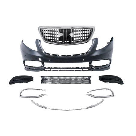 Paraurti anteriore compatibile con Mercedes Classe V W447 Vito (2014-2019) Sport Line design (Cod. K