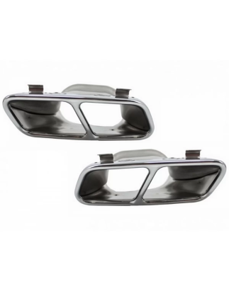 Terminali di scarico compatibile con Mercedes A-Classe W176 (2012-2018) CLA W117 C117 (2012-2018) A4