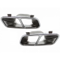 Terminali di scarico compatibile con Mercedes A-Classe W176 (2012-2018) CLA W117 C117 (2012-2018) A4