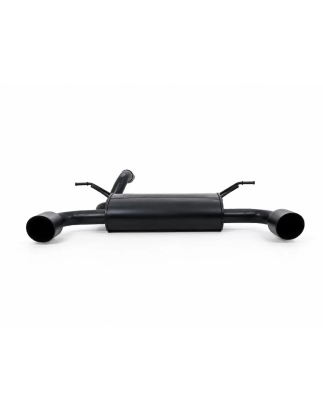 Complete Impianto di scarico Axle-Back compatibile con Jeep Wrangler Rubicon JK (2007-2017) Double E