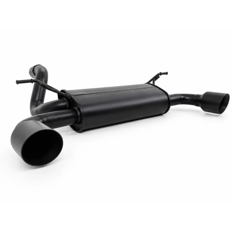 Complete Impianto di scarico Axle-Back compatibile con Jeep Wrangler Rubicon JK (2007-2017) Double E
