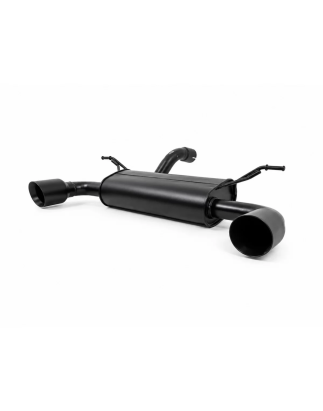 Complete Impianto di scarico Axle-Back compatibile con Jeep Wrangler Rubicon JK (2007-2017) Double E
