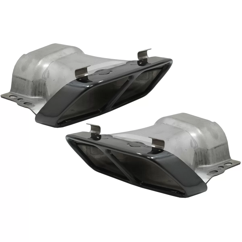 Terminali di scarico compatibile con Mercedes A-Classe W176 (2012-2018) CLA W117 C117 (2012-2018) A4
