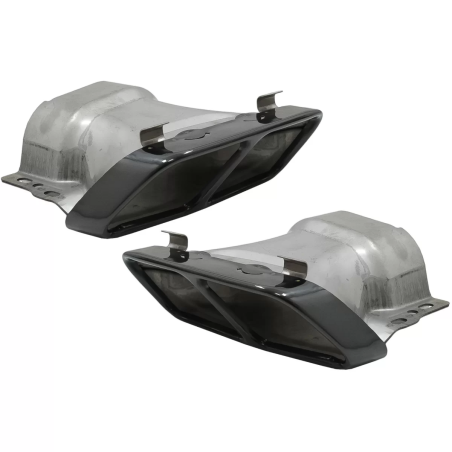 Terminali di scarico compatibile con Mercedes A-Classe W176 (2012-2018) CLA W117 C117 (2012-2018) A4