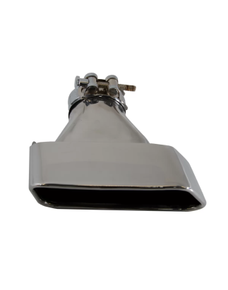 Terminali di scarico compatibile con BMW 5 Serie Berlina Touring F10 F11 F18 550i V8 LCI Square desi