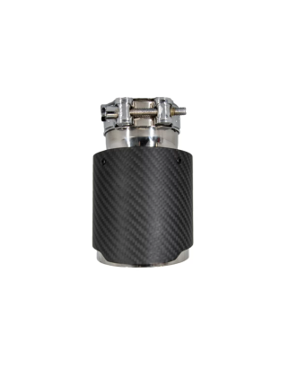 Universal Exhaust Terminali di scarico fibra di carbonio Matte Finish Inlet 6cm/2.36inch (Cod. K-GJE