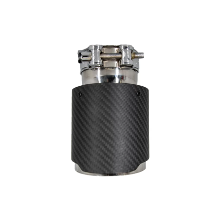 Universal Exhaust Terminali di scarico fibra di carbonio Matte Finish Inlet 6cm/2.36inch (Cod. K-GJE