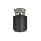 Universal Exhaust Terminali di scarico fibra di carbonio Matte Finish Inlet 6cm/2.36inch (Cod. K-GJE