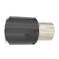 Fibra di carbonio Terminali di scarico Polished look Inlet 6.1cm (Cod. K-KLT080)
