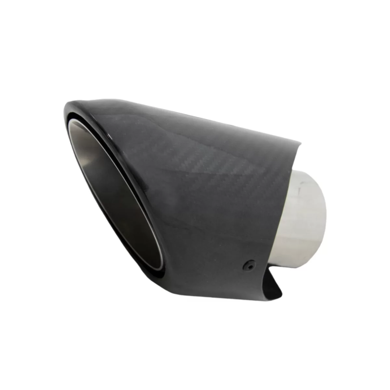 terminale di scarico in carbonio Polished look Inlet 6.2cm (Cod. K-KLT072)