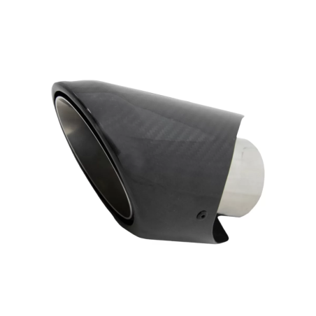terminale di scarico in carbonio Polished look Inlet 6.2cm (Cod. K-KLT072)