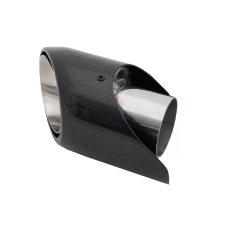 terminale di scarico in carbonio Polished look Inlet 6.2cm (Cod. K-KLT072)