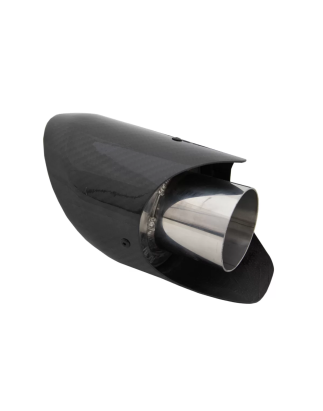 terminale di scarico in carbonio Polished look Inlet 6.2cm (Cod. K-KLT072)