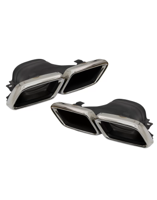 Terminali di scarico compatibile con Mercedes Classe E W213 (2016-in poi) E63 design GLC SUV X253 GL