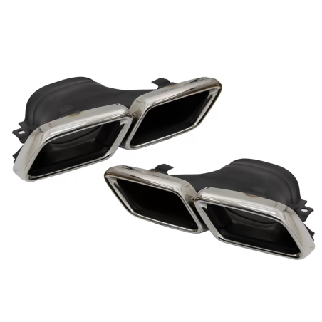 Terminali di scarico compatibile con Mercedes Classe E W213 (2016-in poi) E63 design GLC SUV X253 GL