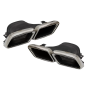 Terminali di scarico compatibile con Mercedes Classe E W213 (2016-in poi) E63 design GLC SUV X253 GL