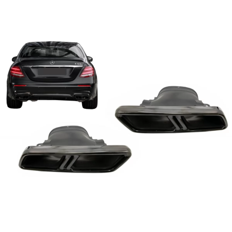 Terminali di scarico compatibile con Mercedes Classe E W213 (2016-in poi) E63 S design GLC SUV X253 