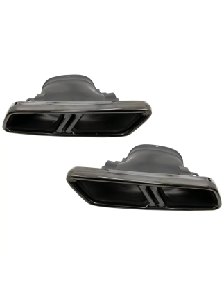 Terminali di scarico compatibile con Mercedes Classe E W213 (2016-in poi) E63 S design GLC SUV X253 