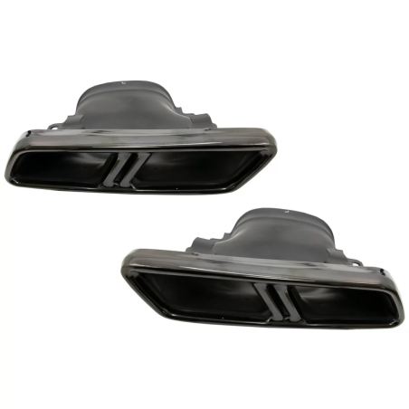 Terminali di scarico compatibile con Mercedes Classe E W213 (2016-in poi) E63 S design GLC SUV X253 