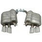 Complete Impianto di scarico con Twin Terminali di scarico compatibile con Audi Q5 8R (11.2008-2016)