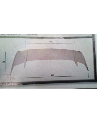 Alettone - Spoiler Universale GT2 (Cod. E-SPU6871)