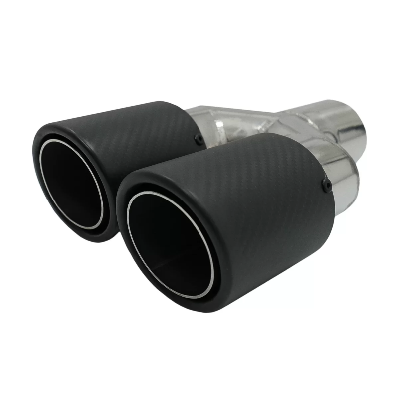 Universal Exhaust Terminali di scarico Matte fibra di carbonio Inlet 5.8 cm Left Side (Cod. K-KLT083