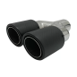 Universal Exhaust Terminali di scarico Matte fibra di carbonio Inlet 5.8 cm Left Side (Cod. K-KLT083