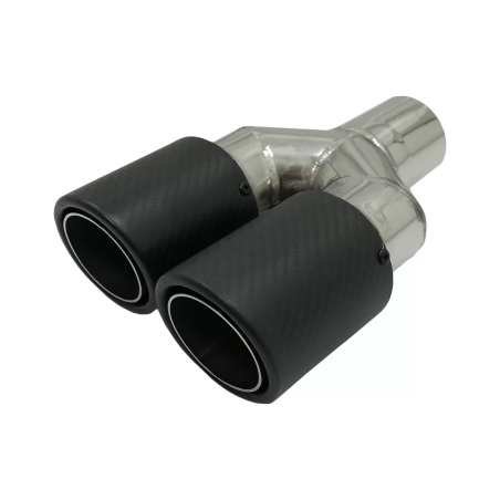 Universal Exhaust Terminali di scarico Matte fibra di carbonio Inlet 5.8 cm Left Side (Cod. K-KLT083