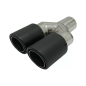 Universal Exhaust Terminali di scarico Matte fibra di carbonio Inlet 5.8 cm Left Side (Cod. K-KLT083