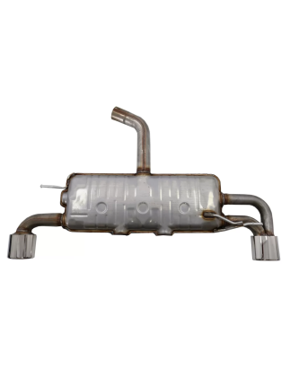 Impianto di scarico Double Outlet Single Exhaust Pipes compatibile con VW Scirocco (2008-in poi) R d