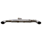 Impianto di scarico Double Outlet Single Exhaust Pipes compatibile con VW Scirocco (2008-in poi) R d