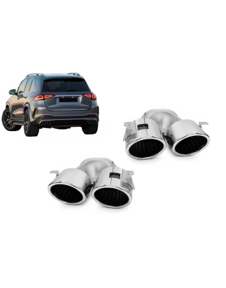 Terminali di scarico compatibile con Mercedes GLE W167 GLE C167 GLS AMG GT 4-Door X290 (2019-in poi)