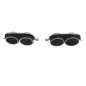 Terminali di scarico decorativi compatibile con VW Golf 7 7.5 (2012-2020) R design nero (Cod. K-TY-V