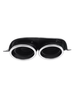 Terminali di scarico decorativi compatibile con VW Golf 7 7.5 (2012-2020) R design cromato (Cod. K-T