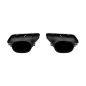 Terminali di scarico compatibile con Mercedes S-Classe W222 Classe E W212 S212 Facelift CLS W218 SL-
