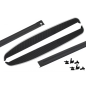 Pedane laterali compatibile con Land Rover Range Rover Sport L320 (2005-2013) con sottoporta pretagl